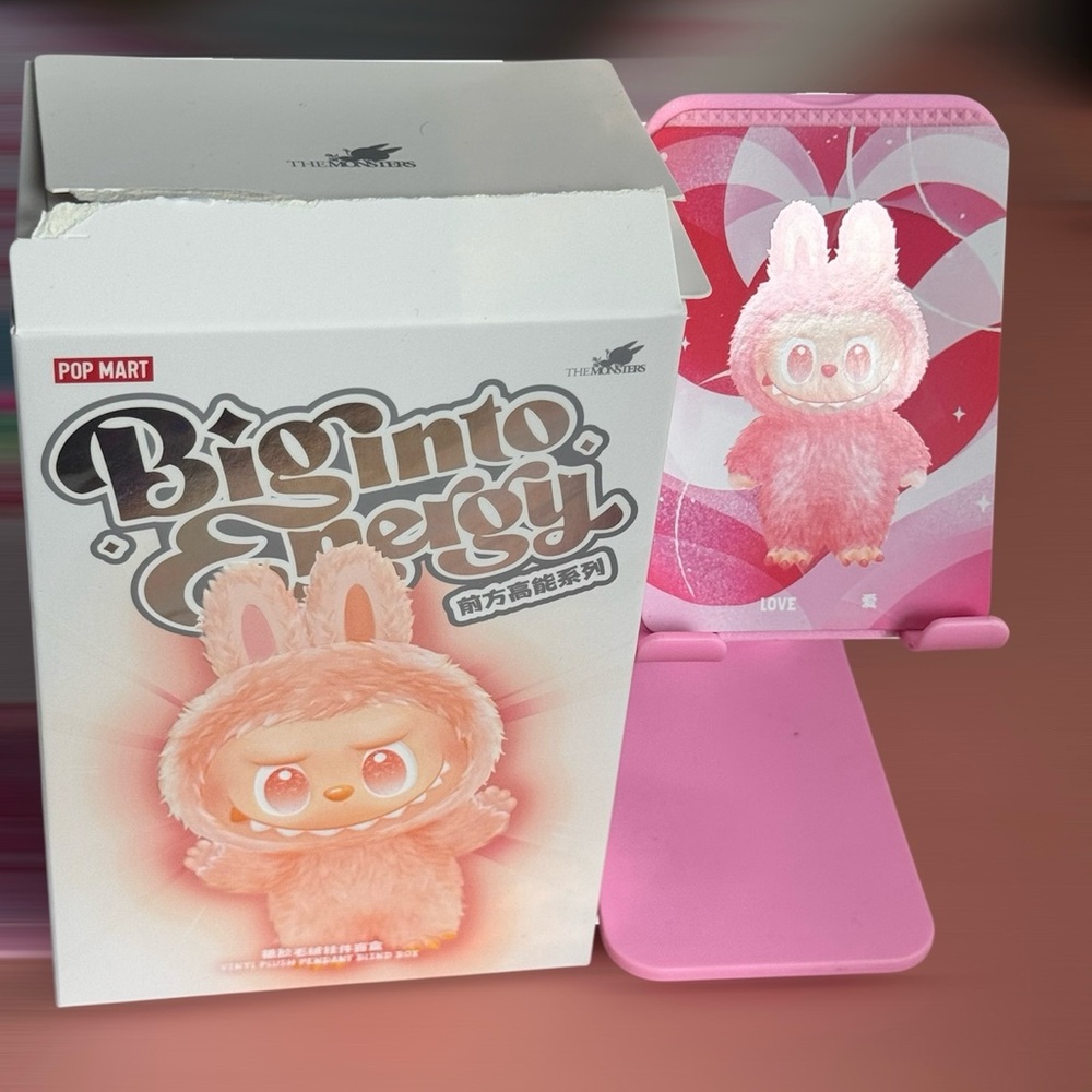 Pop Mart Labubu Big Into Energy “Love” Edition Collectible Art Toy